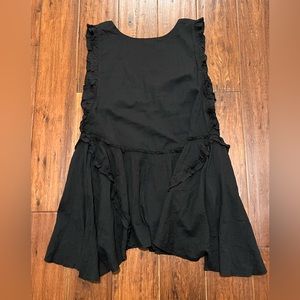 Free People Black Babydoll Dress Size Small NWT Tags $70- small s